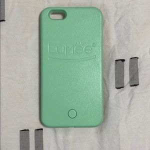 Mint color Lumee case, fits iPhone 8 Plus